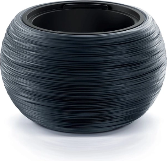 Γλάστρα Furu Bowl με εσωτερικό ένθετο 37,8 cm – ανθρακί