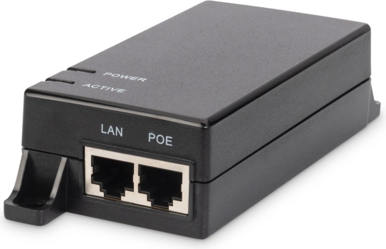 PoE εγχυτήρας 802.3af 48V 15,4 W gigabit
