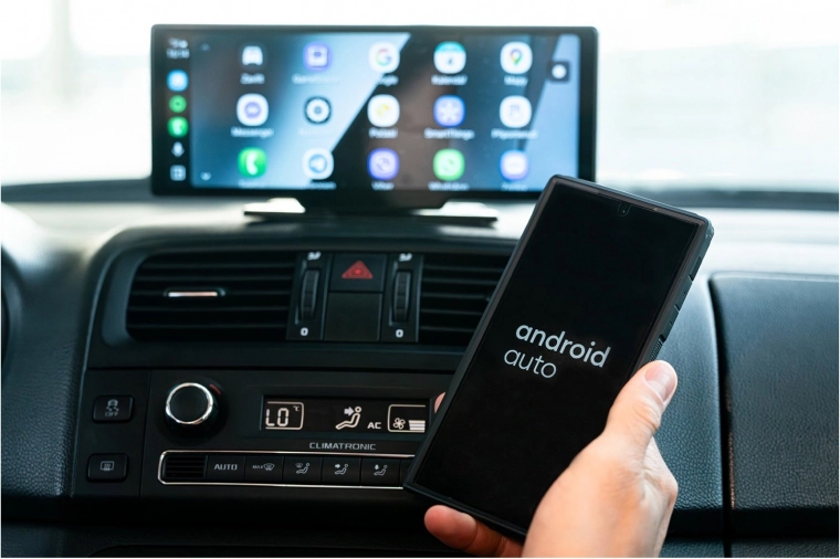 Ασύρματο Apple CarPlay και Android Auto