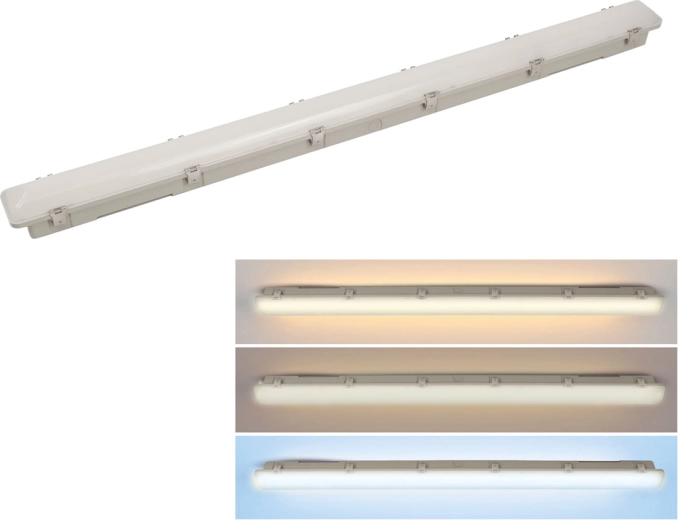 Solight LED στεγανό φωτιστικό 40 W 4800 lm 3CCT 120 cm Lifud