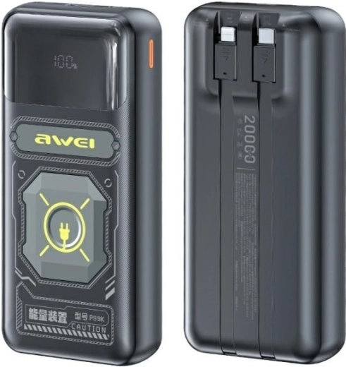 Powerbank P99K 22,5 W 20 000 mAh μαύρη