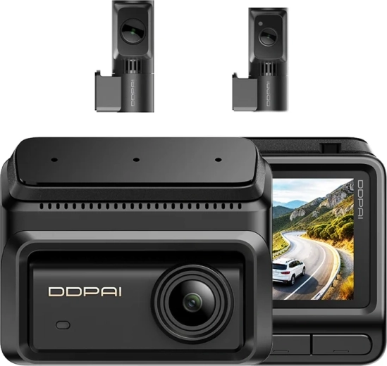 DDPAI Z90T τριπλής κάμερας (3 καναλιών) κάμερα ταμπλό 4K με GPS