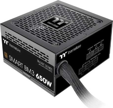 Thermaltake Smart BM3 650W αρθρωτό τροφοδοτικό 80+ Bronze ATX 3.0 (Gen5) με ανεμιστήρα 140 mm