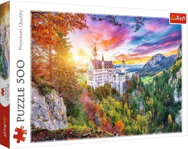 Παζλ 500 κομματιών – θέα στο κάστρο Neuschwanstein, Γερμανία TREFL