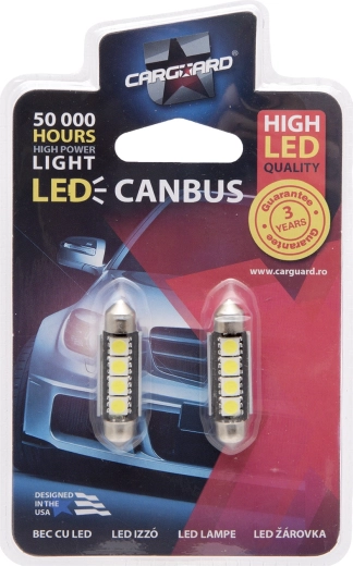 Λάμπα LED τύπου festoon 39 mm 12 V 3 W 6000 K