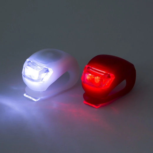 Σετ φώτων LED ποδηλάτου με κάλυμμα TPE