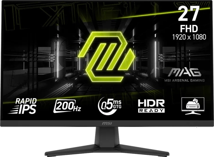 Οθόνη 27" MAG 272F LED, Full HD, 200 Hz, επίπεδη, μαύρη