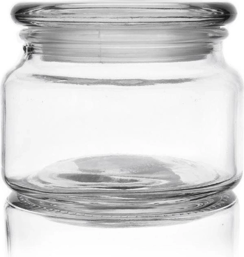 Γυάλινο δοχείο τροφίμων 380 ml με καπάκι