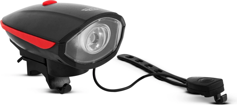 Ποδηλατικό φως με ηλεκτρική κόρνα XPE LED 400 lm IP55