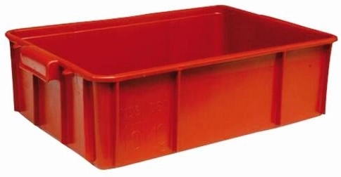 Πλαστικό κιβώτιο μεταφοράς κρέατος 60 × 40 × 17 cm, ωφέλιμο φορτίο 15 kg