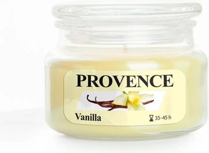 Αρωματικό κερί σε γυάλινο δοχείο PROVENCE βανίλια 45 ώρες