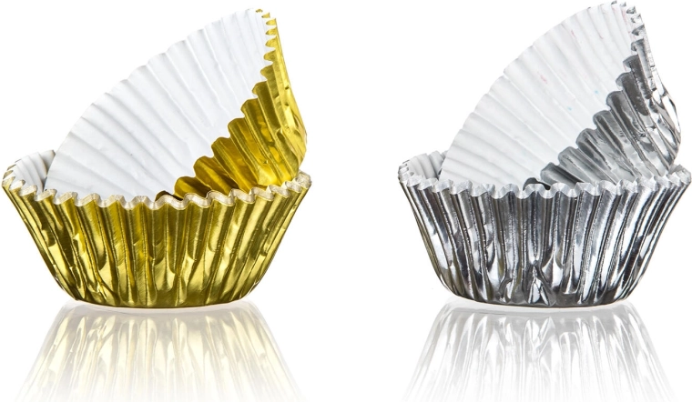 Αλουμινένες ζαχαροπλαστικές θήκες 7,2 × 2,1 cm CULINARIA (42 τεμ.)