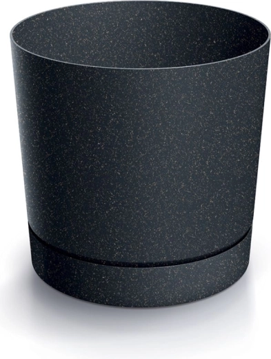 γλάστρα tubo p eco wood 14,7 cm ανθρακί