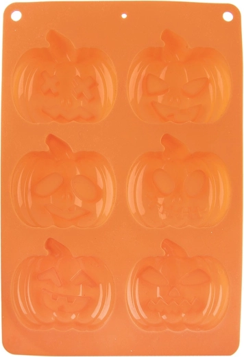 Φόρμα σιλικόνης για μάφιν και μπισκότα Halloween 25 × 18 × 3 cm