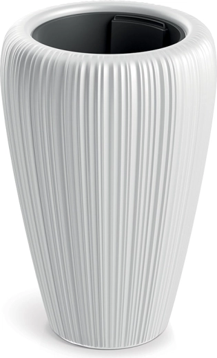 Γλάστρα OROBO λευκή 39,5 cm - 1 τεμάχιο