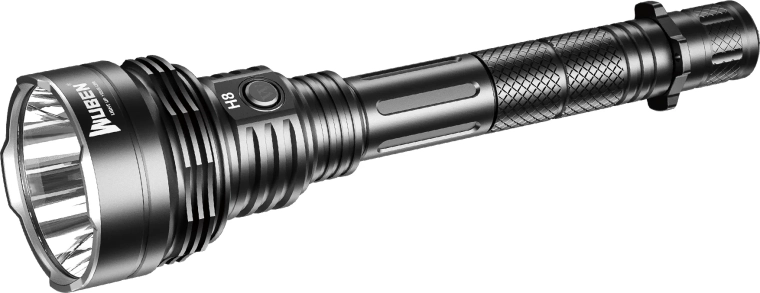 Wuben H8 Deluxe Kit τακτικός φακός 1800 lm, μαύρο σετ