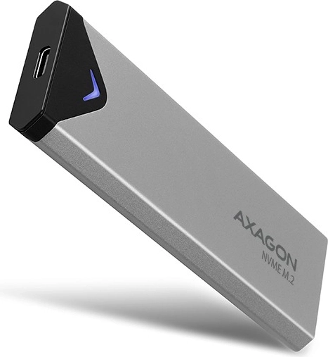 Αλουμινένια θήκη AXAGON για εξωτερικό δίσκο USB-C 3.2 Gen 2 - M.2 NVMe SSD γκρι