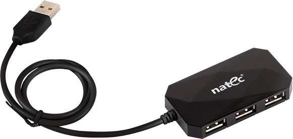Διανομέας USB 4 θυρών LOCUST USB 2.0 μαύρος