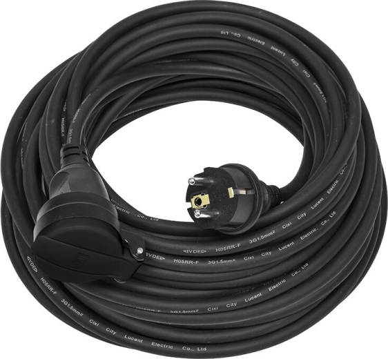 Καλώδιο προέκτασης 20 m IP44, καουτσούκ/νεοπρένιο, 3×1,5 mm²