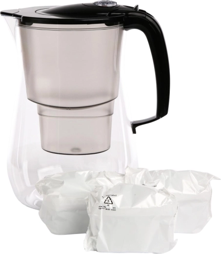 Κανάτα φιλτραρίσματος Onyx 4,2 l μαύρη + 3× φίλτρο φιλτραρίσματος μαγνησίου