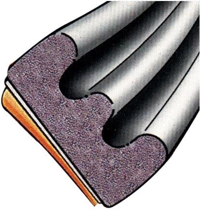 Στεγανοποίηση παραθύρων EPDM, προφίλ E 9 × 4 mm, λευκή, αυτοκόλλητη, 100 m – Trelleborg