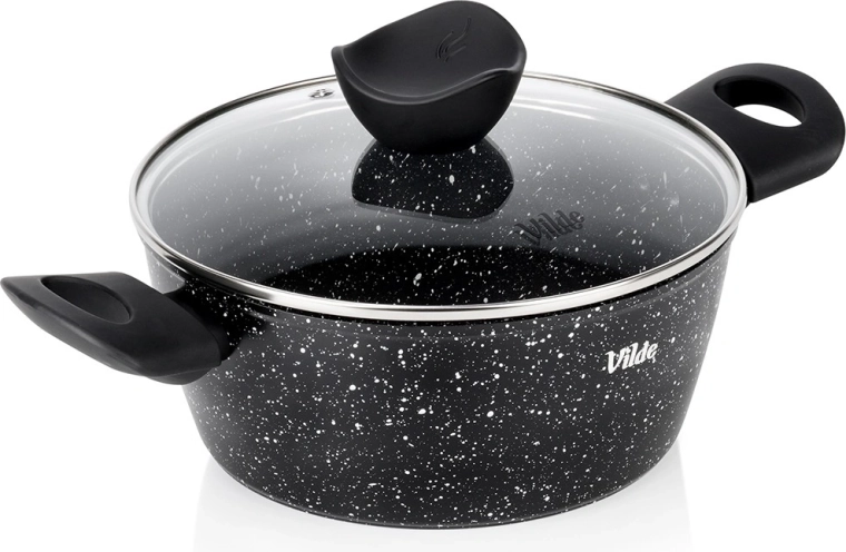 Γρανιτένια κατσαρόλα με γυάλινο καπάκι 20 cm, 2,2 l – Vilde Granitica Line