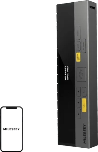 Mileseey DP20 Pro έξυπνος αποστασιόμετρο λέιζερ με OLED και Bluetooth (0,25–120 m)