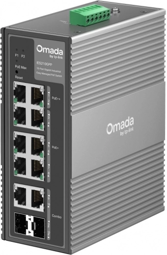 Βιομηχανικό gigabit switch TP-Link Omada IES210GPP με PoE+/PoE++