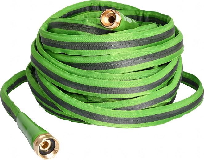 Εύκαμπτος σωλήνας κήπου υψηλής πίεσης 1/2'' από ανθεκτικό PVC με αντάπτορα – 22,5 m