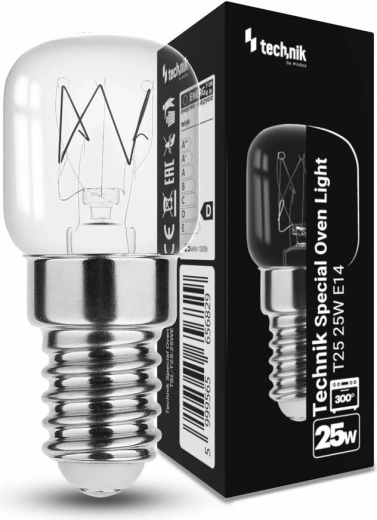 Λάμπα φούρνου Technik Special Oven Light T25 E14 25 W θερμό λευκό