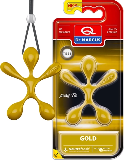 Dr. Marcus Lucky Top Gold αποσμητικό χώρου αυτοκινήτου