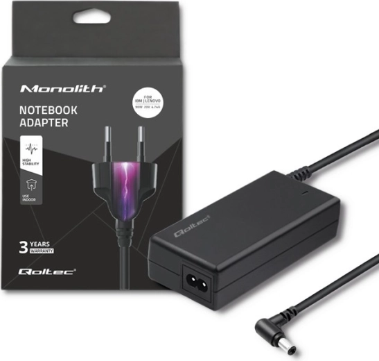 Τροφοδοτικό δικτύου για Lenovo 90 W, 20 V, 4.74 A, 5.5 × 2.5 mm