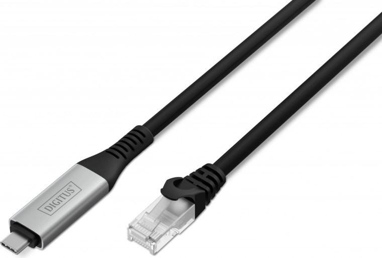 Προσαρμογέας USB‑C σε RJ45 Cat 6A S/FTP, 1 Gbit/s, USB 3.2 Gen 1, LSZH, 2 m