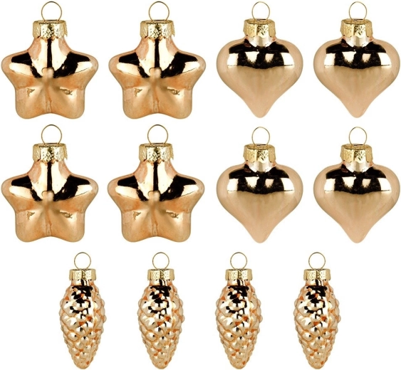 Πλήρες σετ 12 τεμ. για εύκολο ταίριασμα διακοσμήσεων