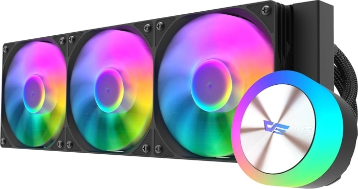 DarkFlash DG360 μαύρο υδρόψυκτο σύστημα CPU 360 mm ARGB