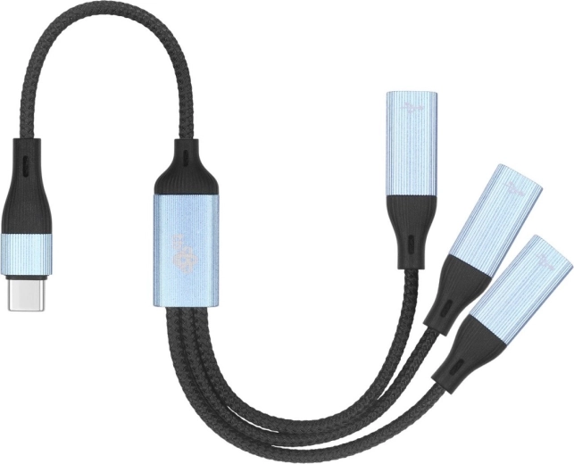 Διακλαδωτής καλωδίου USB‑C – 3× USB‑C