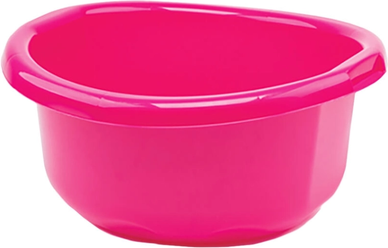 Βαθύ πλαστικό μπολ με λαβές 20 l, διάμετρος 45,5 cm, μίξη χρωμάτων