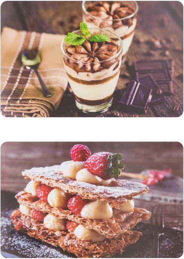 Πλαστικό σουπλά Sweet break 43 × 28 cm, μίξη σχεδίων