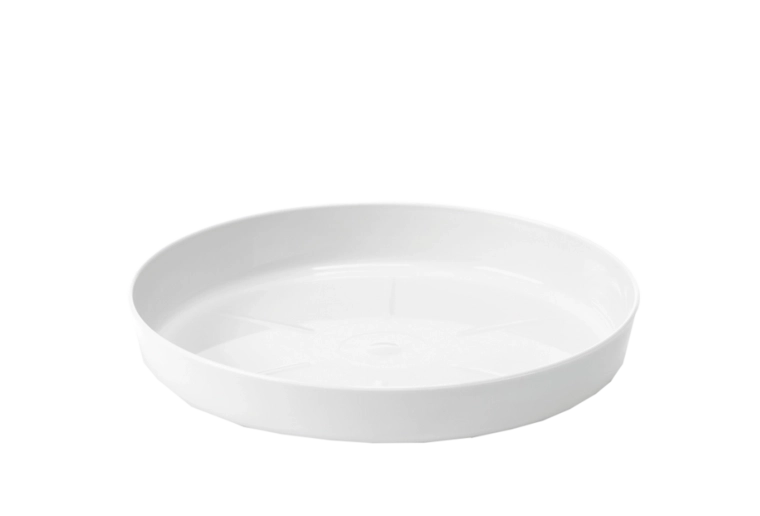 Πιατάκι Lamela λευκό για γλάστρες 25 cm