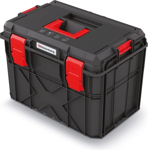 Αρθρωτή βαλίτσα εργαλείων X-Block Pro, 546 × 380 × 407 mm, μαύρη