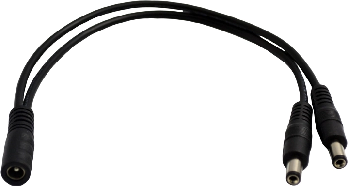 Solight διακλαδωτής τροφοδοσίας για ταινίες LED 5,5 × 2,1 mm (1× θηλυκό βύσμα σε 2× αρσενικά βύσματα)