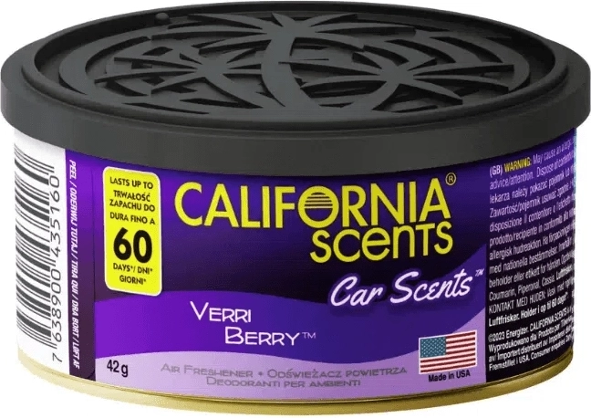 Άρωμα αυτοκινήτου California Scents Verri Berry – μύρτιλο