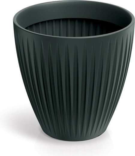 Γλάστρα Latia Round Midl 60 cm ανθρακί