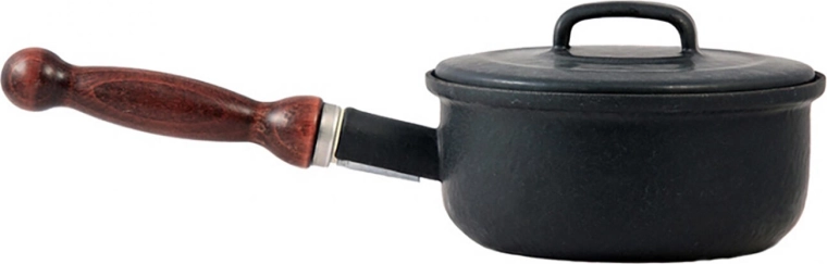 Εμαγιέ κατσαρολάκι με καπάκι 16 cm, 1,25 l με αποσπώμενη λαβή