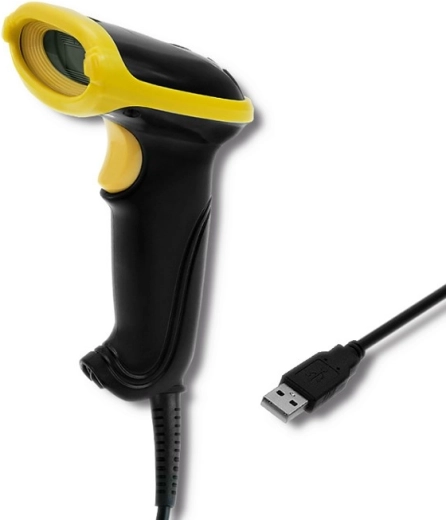 Σαρωτής γραμμωτών κωδίκων 1D και 2D USB μαύρος