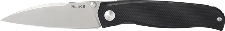 Πτυσσόμενο μαχαίρι τσέπης Ruike M662-TZ 7,4 cm, μαύρο/γκρι, G10 και τιτάνιο