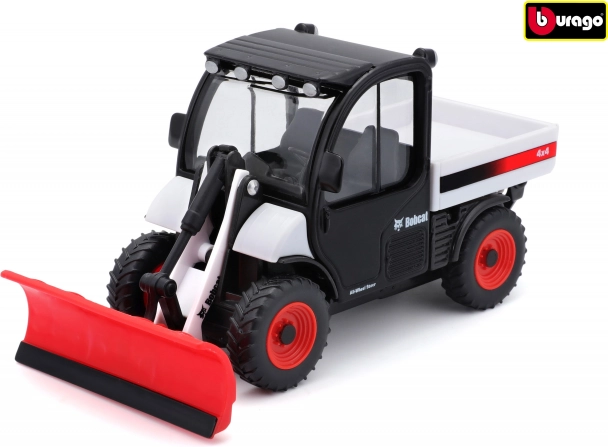 Bburago Farmland Bobcat Toolcat με χιονολεπίδα 10 cm