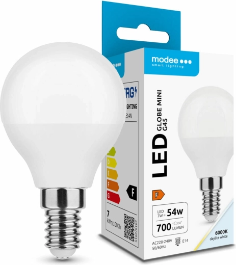 Λάμπα LED G45 7 W E14 ψυχρό λευκό 700 lm Modee Lighting