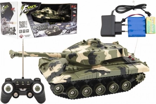 RC Τανκ με Τηλεχειρισμό και Ηχητικά Εφέ με Μπαταρίες