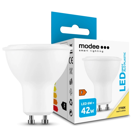 Λάμπα LED GU10 6W 550 lm θερμό λευκό MODEE LIGHTING